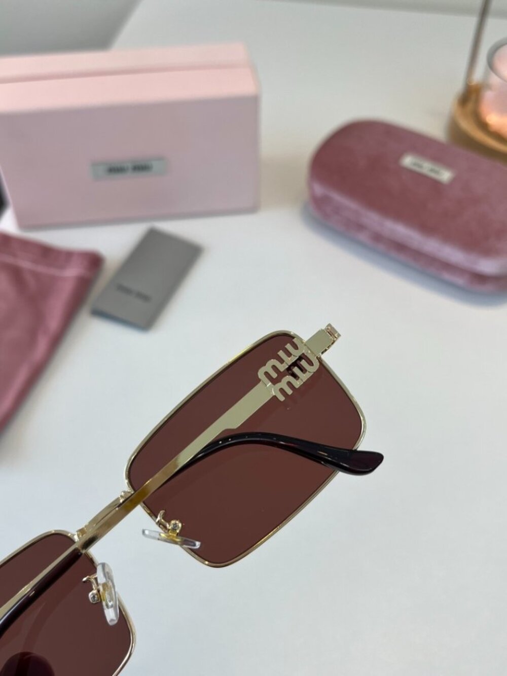 ✅NWT Authentic MIU MIU Sunglasses - Picture 8 of 10